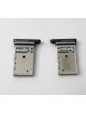 Soporte o bandeja dual sim negra para Samsung Galaxy S23 FE S711 calidad premium