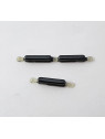 Set 2 botones negros para LG K61 LMQ630EAW calidad premium