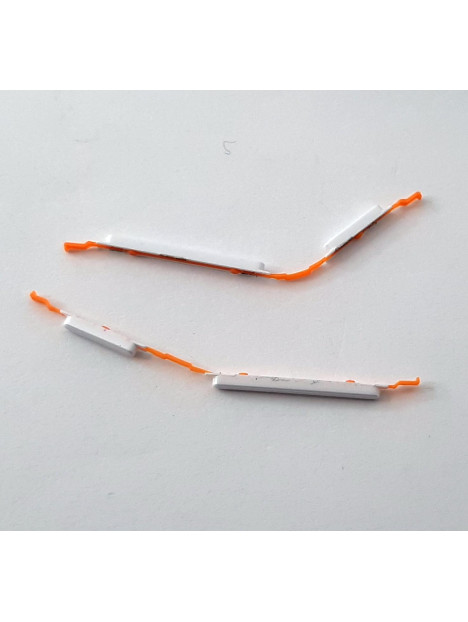 Botones blancos para Samsung Galaxy A04 2022 SM-A045 calidad premium