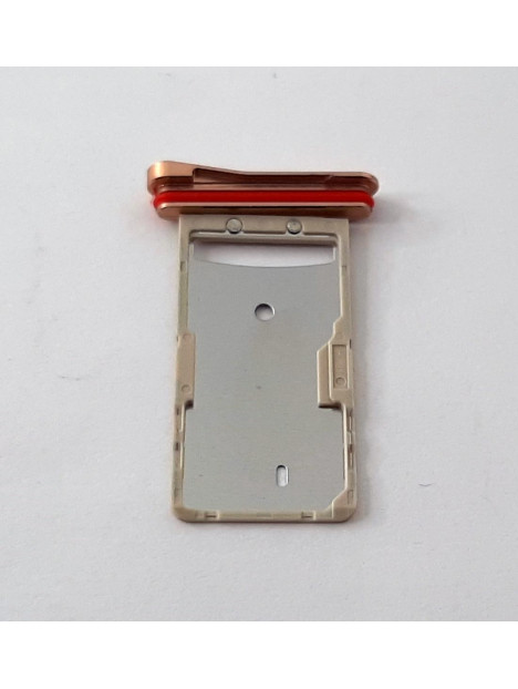 Soporte o bandeja sim dorada para Doogee S110 calidad premium