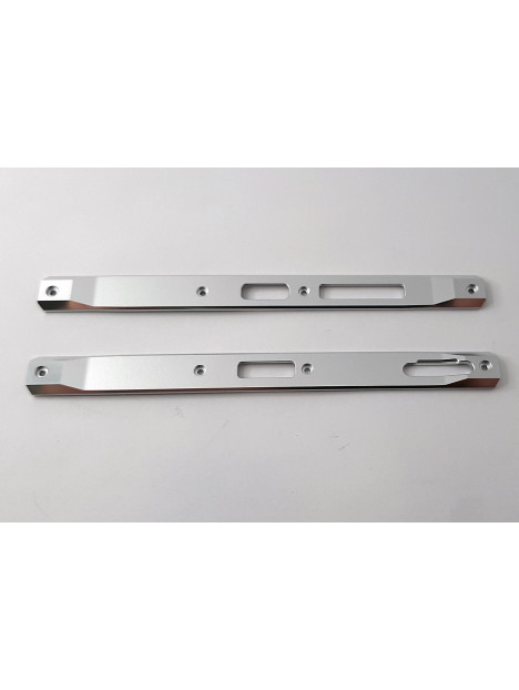 Set 2 embellecedor lateral plata para Doogee S110 calidad premium