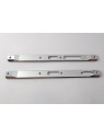 Set 2 embellecedor lateral plata para Doogee S110 calidad premium
