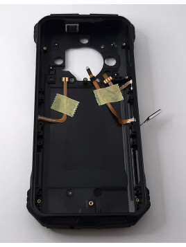 Carcasa trasera o tapa trasera negra plata para Doogee S110