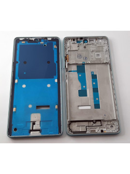 Carcasa central o marco azul para Xiaomi Redmi Note 13 5G calidad premium