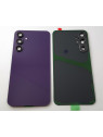 Tapa trasera o tapa bateria purpura para Samsung Galaxy S23 FE SM-S711 mas cubierta camara
