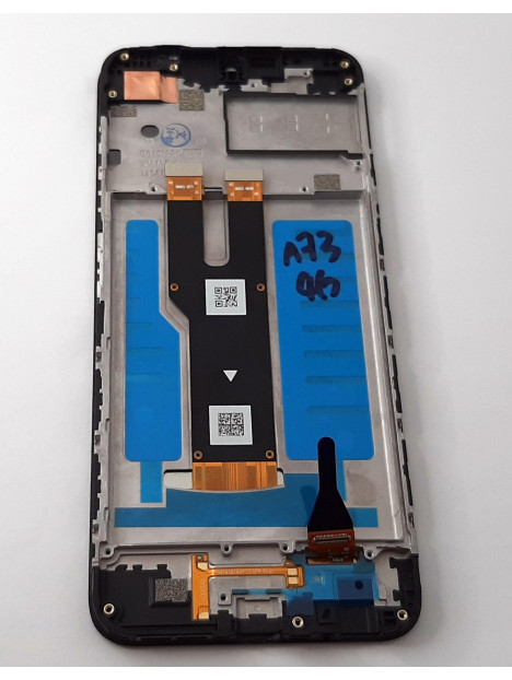Pantalla lcd para ZTE Blade A73 4G mas tactil negro mas marco negro calidad premium
