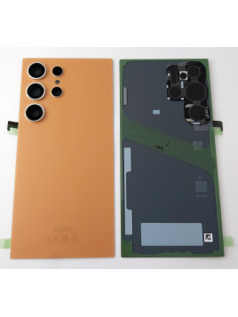 Tapa trasera o tapa bateria rosa para Samsung Galaxy S24 Ultra SM-S928B GH82-33349G Service Pack