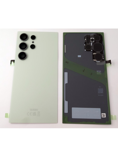 Tapa trasera o tapa bateria verde para Samsung Galaxy S24 Ultra SM-S928B GH82-33349E Service Pack