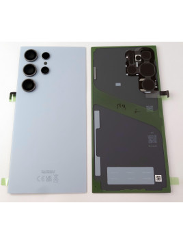 Tapa trasera o tapa bateria azul para Samsung Galaxy S24 Ultra SM-S928B GH82-33349F Service Pack