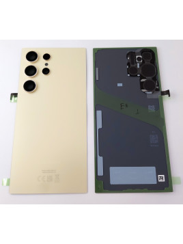 Tapa trasera o tapa bateria amarilla para Samsung Galaxy S24 Ultra SM-S928B GH82-33349C Service Pack