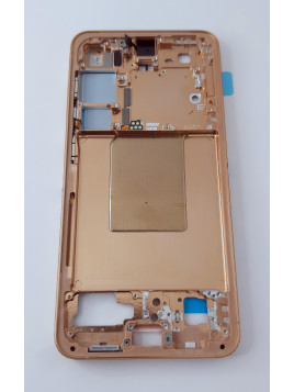 Carcasa central o marco rosa para Samsung Galaxy S24 SM-S921B GH82-33418E Service Pack