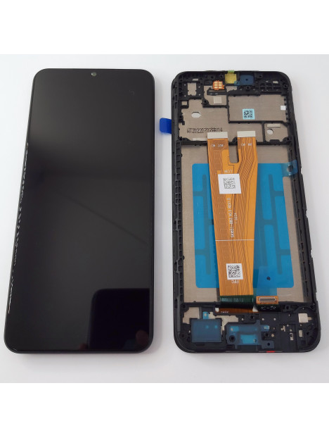 Pantalla lcd para Samsung Galaxy A04 2022 SM-A045 GH81-22731 mas tactil negro mas marco negro Service Pack