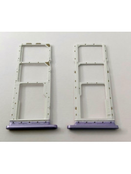 Soporte o bandeja dual sim purpura para Samsung Galaxy A05S SM-A057 calidad premium