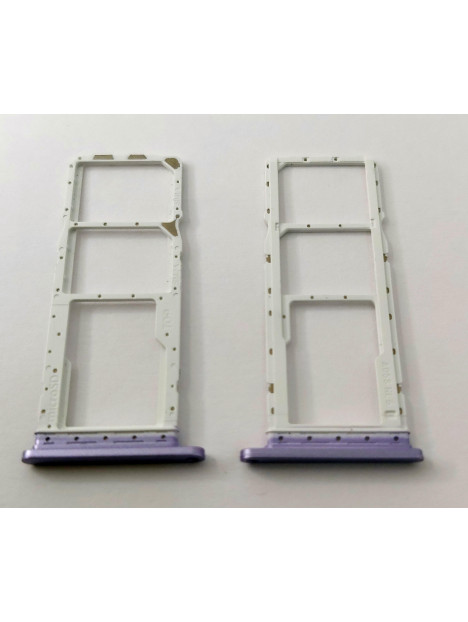 Soporte o bandeja dual sim purpura para Samsung Galaxy A05S SM-A057 calidad premium