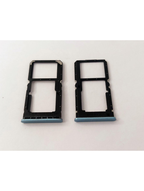 Soporte o bandeja dual sim azul para Oppo A98 5G CPH2529 calidad premium