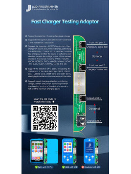 Adaptador testeo autenticidad Cargadores rapidos y cables Apple Huawei Xiaomi y mas modelos