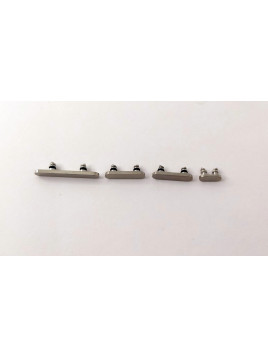 Set 4 botones blancos para IPhone 15 Pro A2848 A3101 A3102 A3104 IPhone 15 Pro Max A2849 A3106 A3105 A3108 calidad