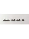Set 4 botones dorados para IPhone 15 Pro A2848 A3101 A3102 A3104 IPhone 15 Pro Max A2849 A3106 A3105 A3108 calidad