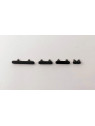 Set 4 botones negros para IPhone 15 Pro A2848 A3101 A3102 A3104 IPhone 15 Pro Max A2849 A3106 A3105 A3108 calidad p