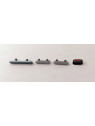Set 4 botones azules para IPhone 15 A3090 A2846 A3089 A3092 IPhone 15 Plus A3094 A2847 A3093 A3096 calidad premium