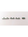 Set 4 botones verdes para IPhone 15 A3090 A2846 A3089 A3092 IPhone 15 Plus A3094 A2847 A3093 A3096 calidad premium