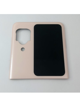 Pantalla lcd exterior para Oppo Find N3 Flip mas tapa superior rosa calidad premium