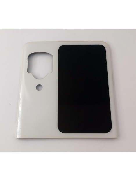 Pantalla lcd exterior para Oppo Find N3 Flip mas tapa superior dorada calidad premium