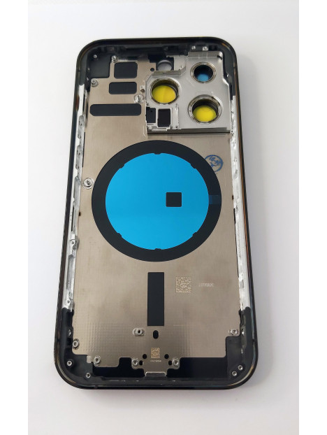 Carcasa trasera o tapa trasera negra para IPhone 14 Pro A2889 A2890 A2891 A2892 A2650