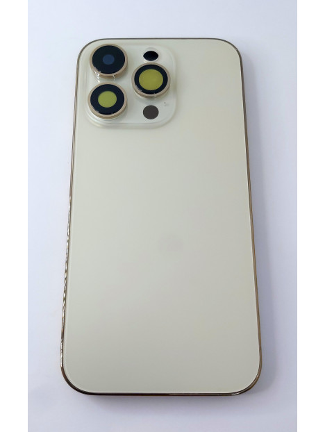 Carcasa trasera o tapa trasera dorada para IPhone 14 Pro A2889 A2890 A2891 A2892 A2650