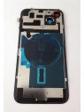 Tapa trasera o tapa bateria negra para IPhone 14 Plus A2885 A2886 A2887 A288 A2632 mas cubierta camara mas flex fl