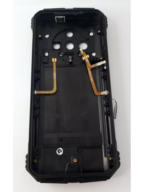 Carcasa trasera o tapa trasera negra dorada para Doogee V31 GT