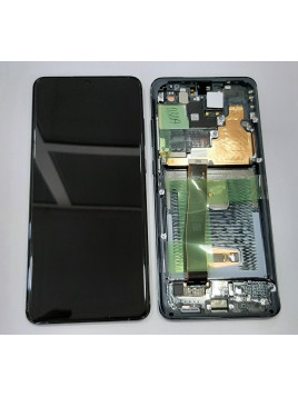 Pantalla lcd para Samsung Galaxy S20 Ultra SM-G988F GH82-26032A mas tactil negro mas marco negro Service Pack
