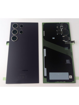 Tapa trasera o tapa bateria violeta para Samsung Galaxy S24 Ultra SM-S928B GH82-33349D Service Pack