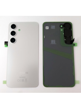 Tapa trasera o tapa bateria gris para Samsung Galaxy S24 SM-S921B GH82-33101B Service Pack