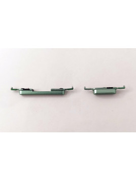 Set 2 botones verdes para Cubot Note 50 calidad premium