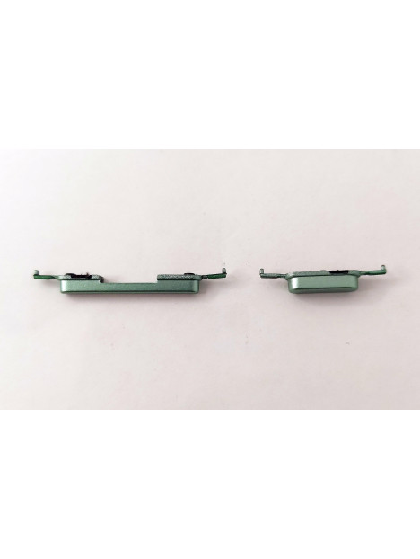 Set 2 botones verdes para Cubot Note 50 calidad premium