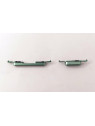 Set 2 botones verdes para Cubot Note 50 calidad premium