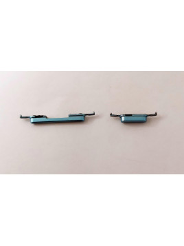 Set 2 botones azules para Cubot Note 40 calidad premium