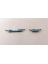 Set 2 botones azules para Cubot Note 40 calidad premium