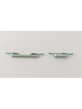 Set 2 botones verdes para Cubot Note 40 calidad premium