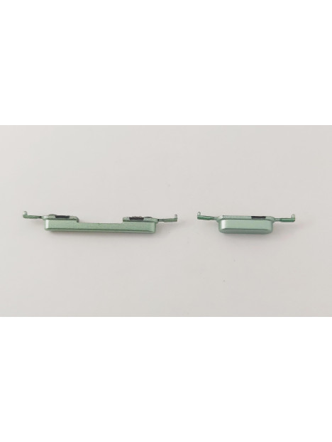 Set 2 botones verdes para Cubot Note 40 calidad premium