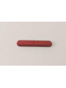 Boton volumen rojo para Cubot King Kong 8 calidad premium