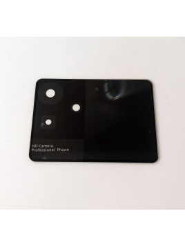 Cristal embellecedor trasero negro para Cubot Note 21 calidad premium