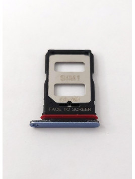 Soporte o bandeja dual sim azul para Xiaomi 13T 13T Pro calidad premium