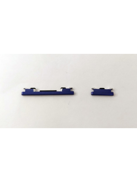 Set 2 botones purpura para Xiaomi Mi Note 10 Pro calidad premium