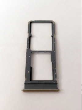 Soporte o bandeja dual sim dorado para Vivo Y36 calidad premium