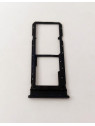 Soporte o bandeja dual sim negra para Vivo Y36 calidad premium