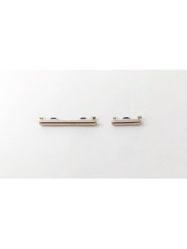 Set 2 botones dorados para Vivo V23 5G V2130 calidad premium