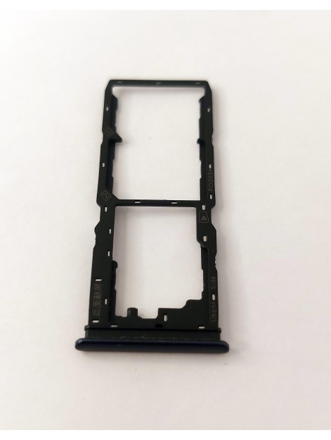 Soporte o bandeja dual sim negra para Vivo Y11S calidad premium
