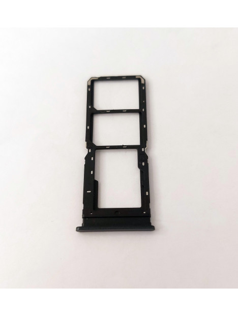 Soporte o bandeja dual sim negra para Vivo Y16 V2204 V2214 calidad premium